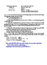 Đề thi thử chọn học sinh giỏi cấp tỉnh môn Tin học Lớp 9 - Năm học 2010-2011 - Sở GD & ĐT Long An